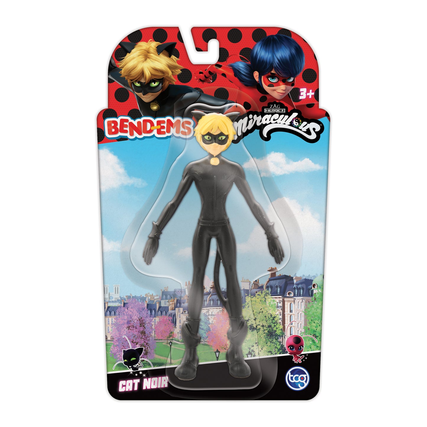 BEND-EMS‚Ñ¢ Miraculous Cat Noir Flexible Action Figure