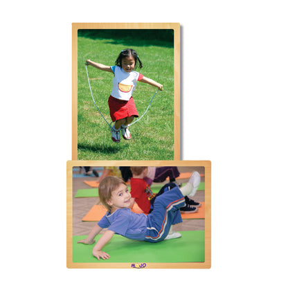 MOJO Kids in Motion 6-Pack Wooden Puzzles - Varied pc