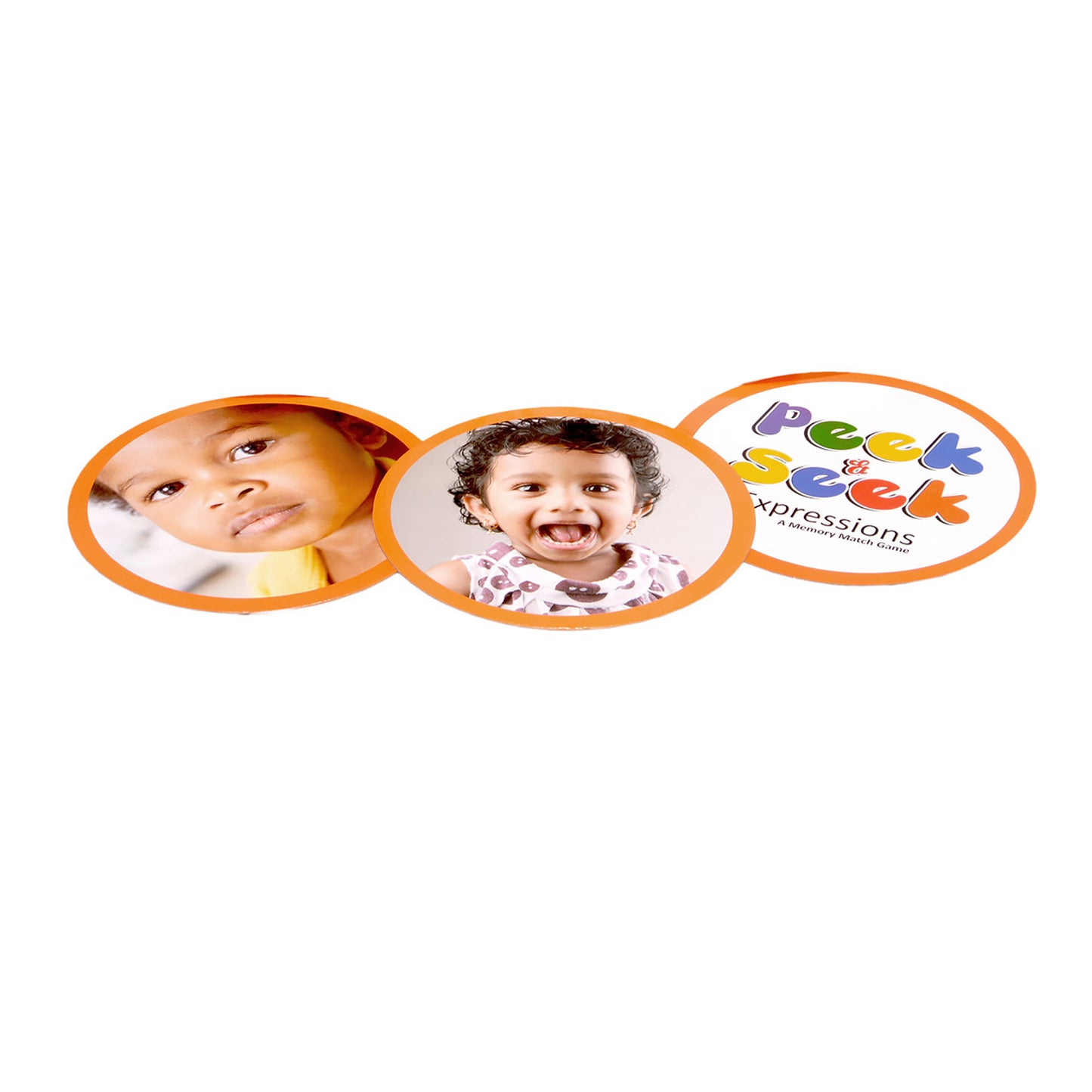 MOJO Seek and Peek Expression Match-Up Game - Emotional Development Tool