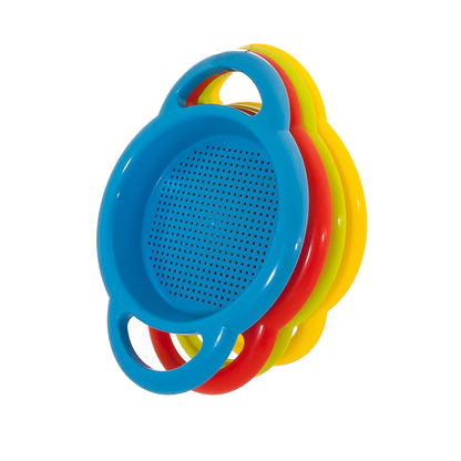 Miniland Colorful Sieves for Outdoor Play - 12 Pack