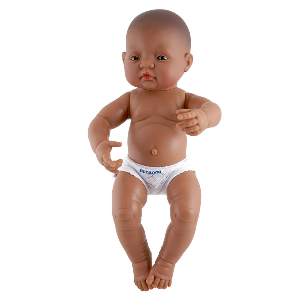 Miniland 15.75 inch Newborn Baby Doll - with Soft Vanilla Scent