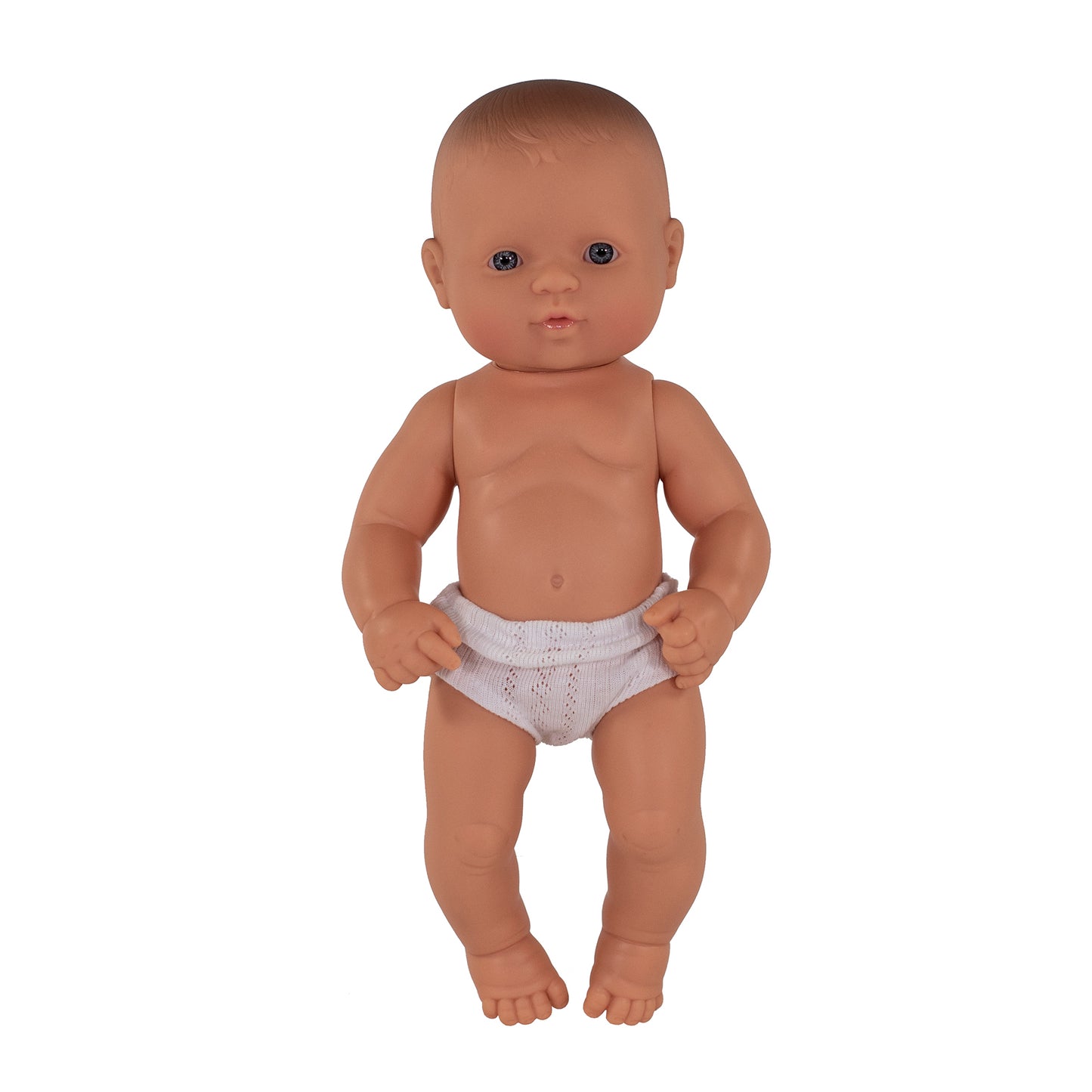 Miniland Newborn Doll with Soft Faux Hair - 12-5/8 inch