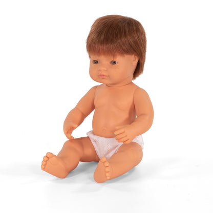 Miniland 15 inch Baby Doll - Red Hair