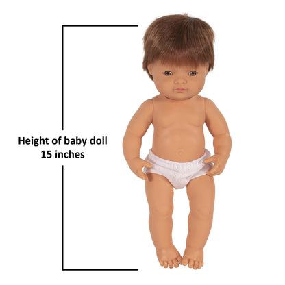 Miniland 15 inch Baby Doll - Red Hair