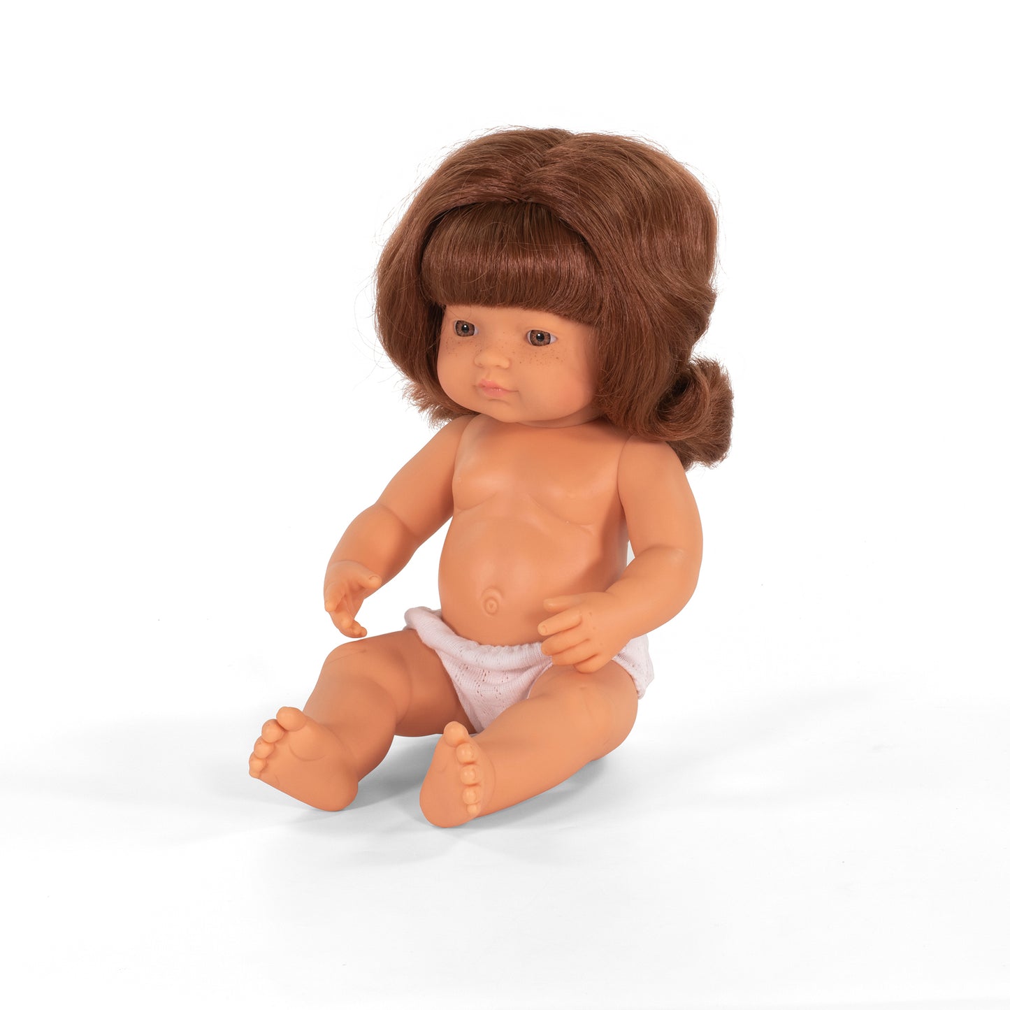 Miniland 15 inch Baby Doll with Red Hair