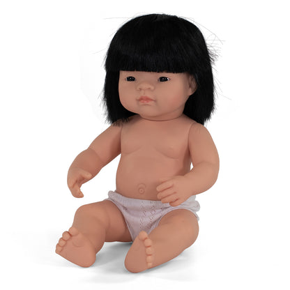 Miniland 15-inch Soft Vinyl Baby Doll - Vanilla Scent