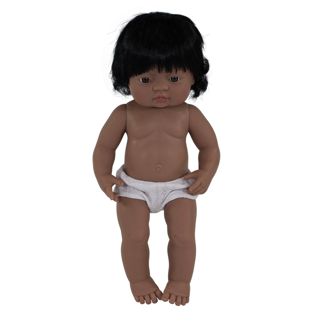 Miniland Baby Doll 15" Hispanic Girl