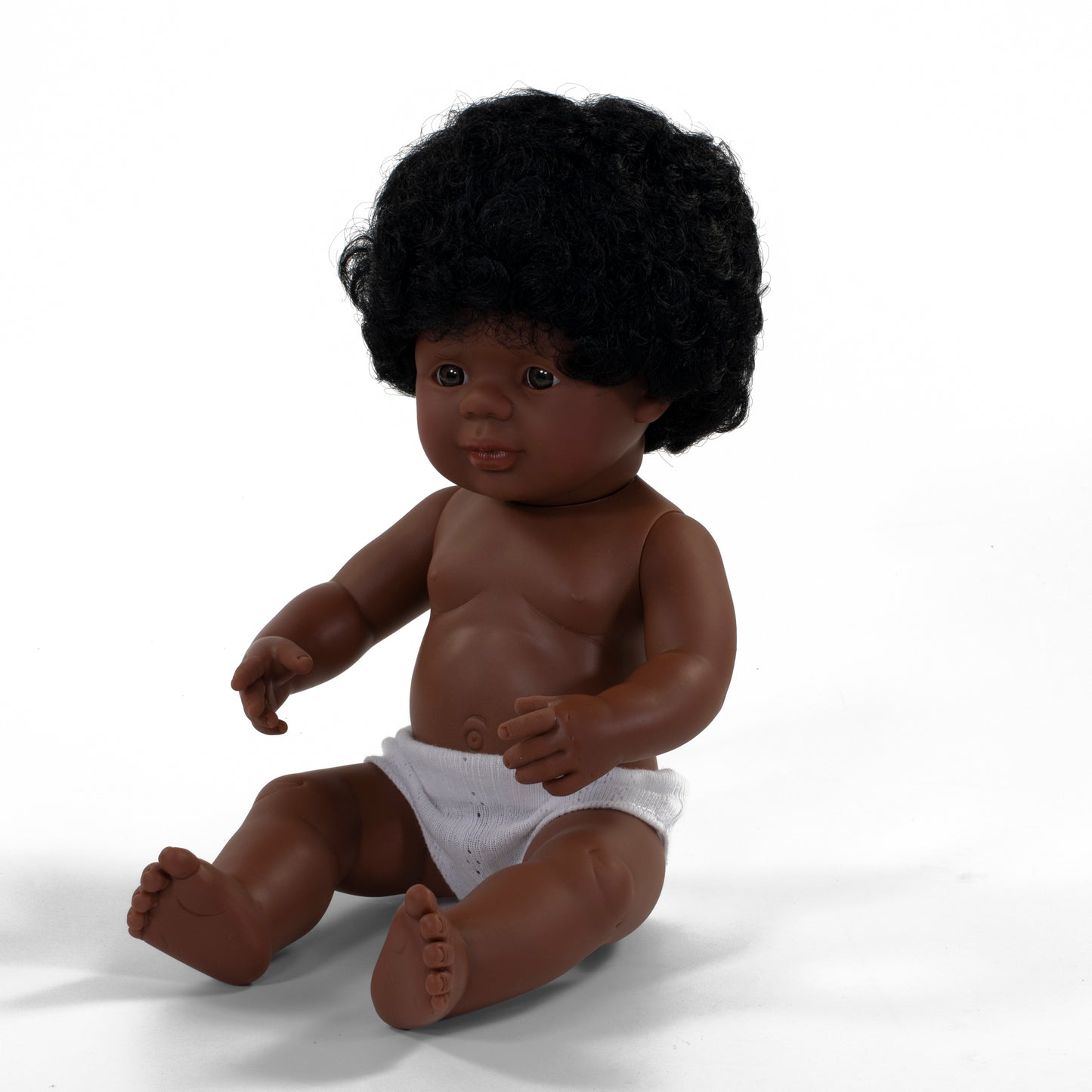 Miniland 15-inch Playful Pals Baby Doll - Dark Hair