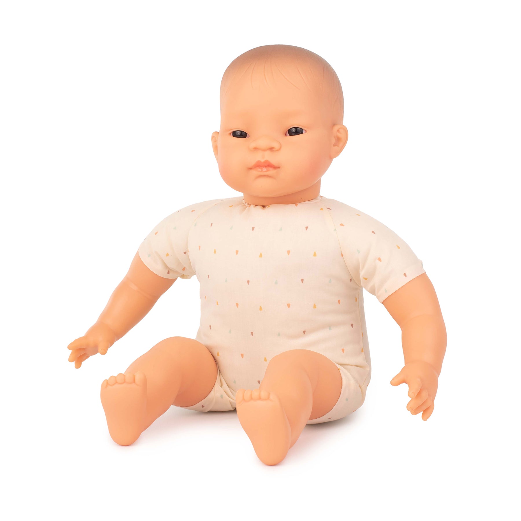 Miniland Huggable Soft Body 15.75-inch Doll in Onesie