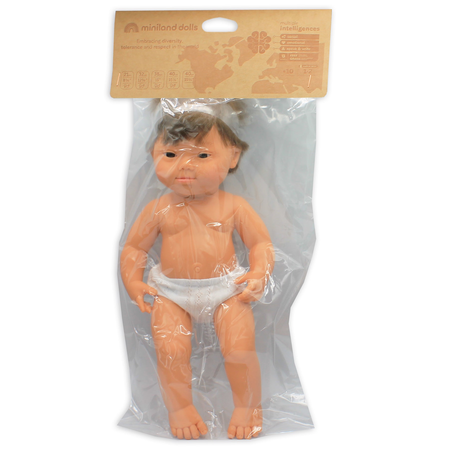 Miniland 15" Anatomically Correct Baby Doll - Vanilla Scented