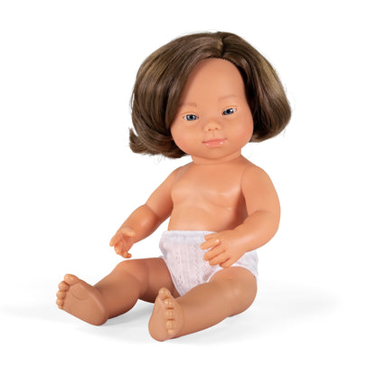 Miniland 15-inch Lifelike Playmate Doll - Soft Vanilla Scent