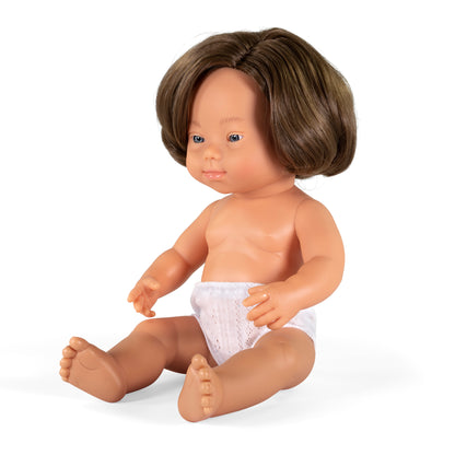 Miniland 15-inch Lifelike Playmate Doll - Soft Vanilla Scent