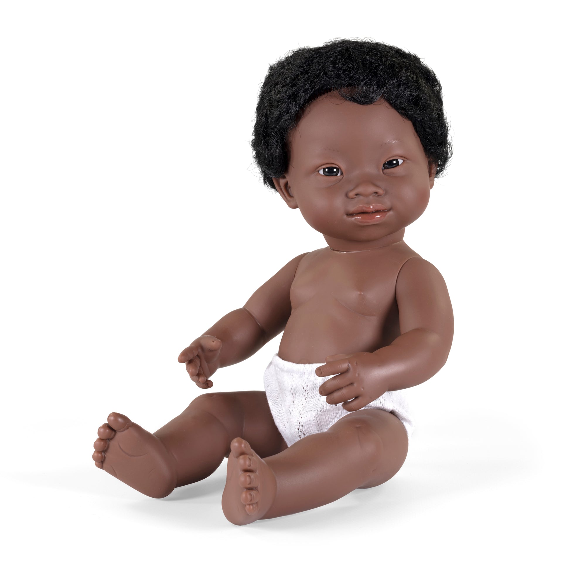 Miniland 15 inch Interactive Baby Doll with Soft Vinyl