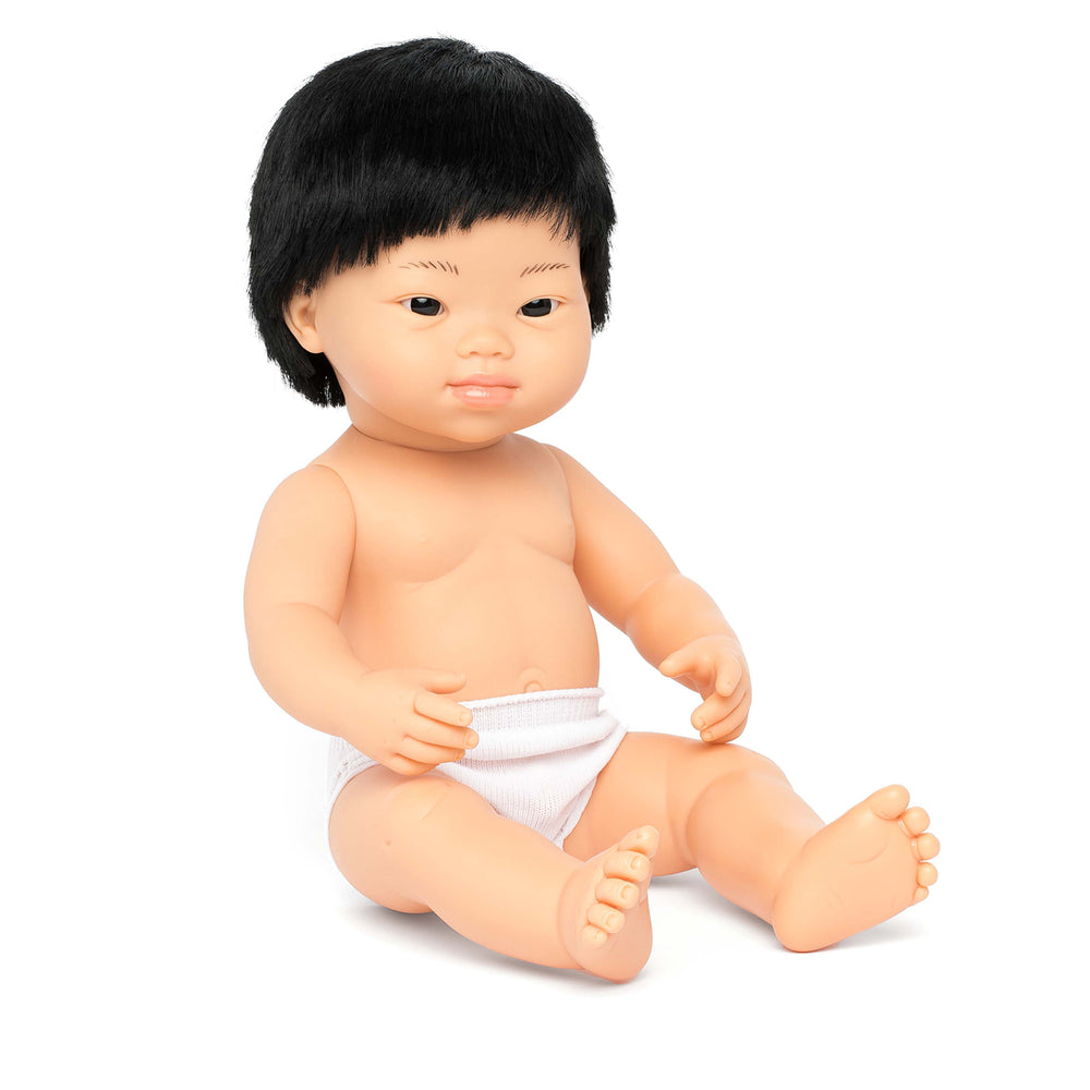 Miniland 15" Embrace Diversity Baby Doll - Down Syndrome Edition