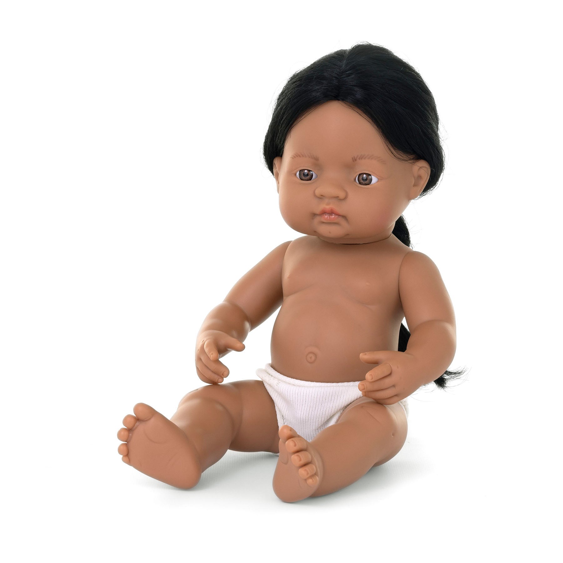 Miniland 15 inch Articulated Baby Doll - Playful Learning Companion