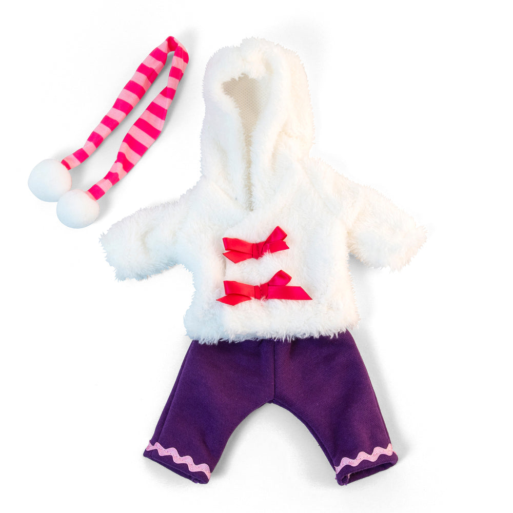 Miniland Educational Cold Weather Doll Outfit, Fur Set for 12-5/8" Dolls