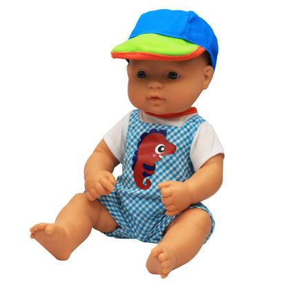 Miniland Warm Weather Jumper and Cap Outfit for 12-5/8” Dolls