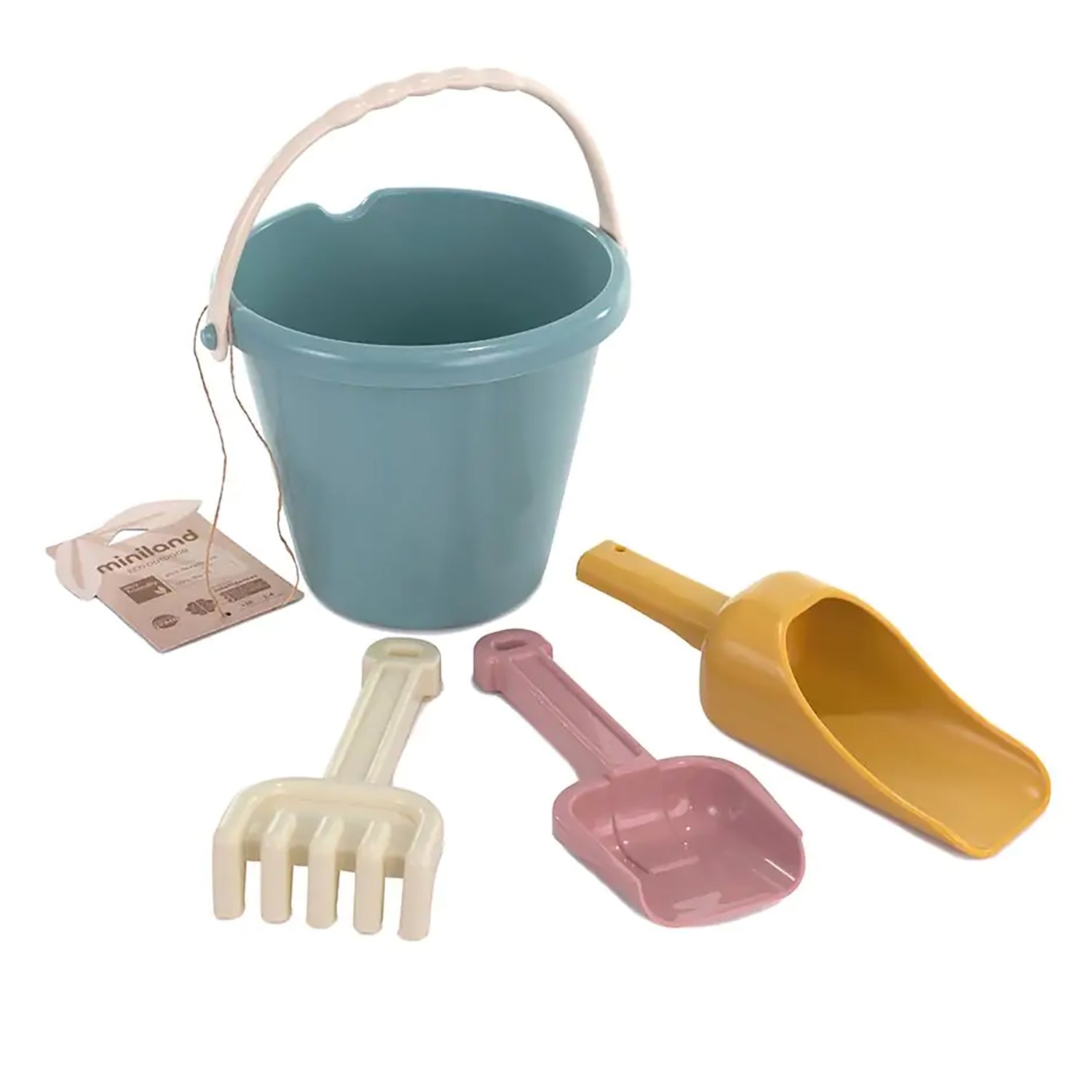 Miniland ECO Junior Sand Set, Pastel Colors