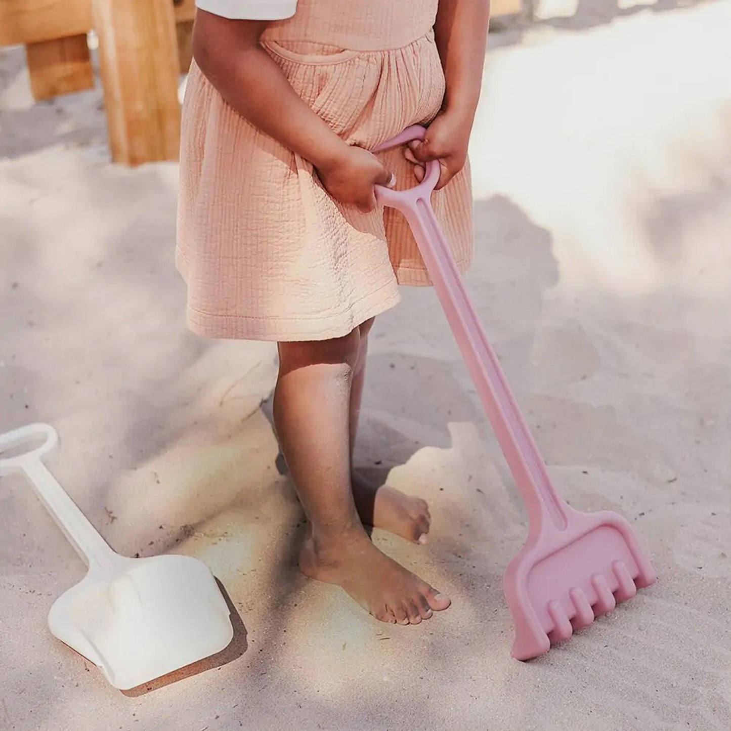 Miniland ECO Rake & Spade Sand Set - Eco-Friendly Beach Toys