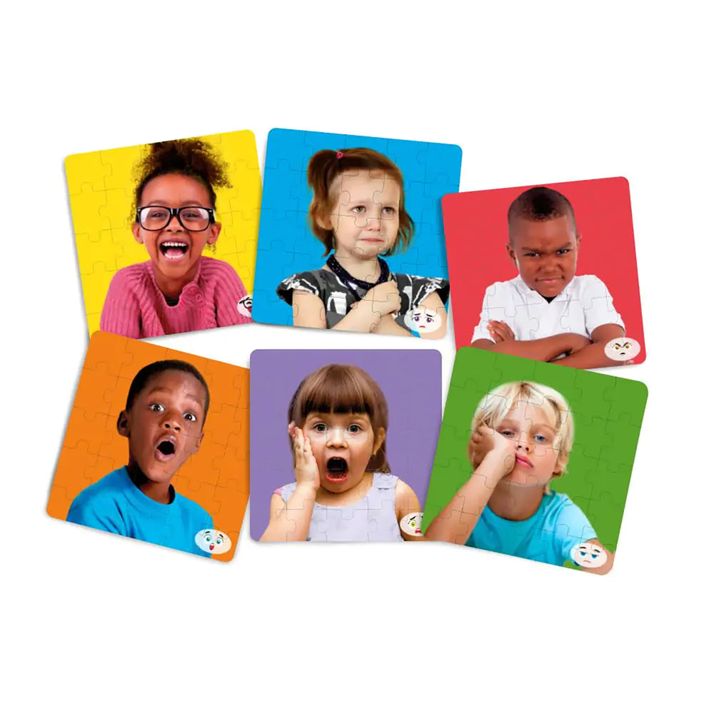 Miniland Emotions 6 Pack Jigsaw Puzzles - 25 pc