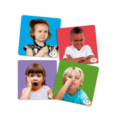 Miniland Emotions 6 Pack Jigsaw Puzzles - 25 pc