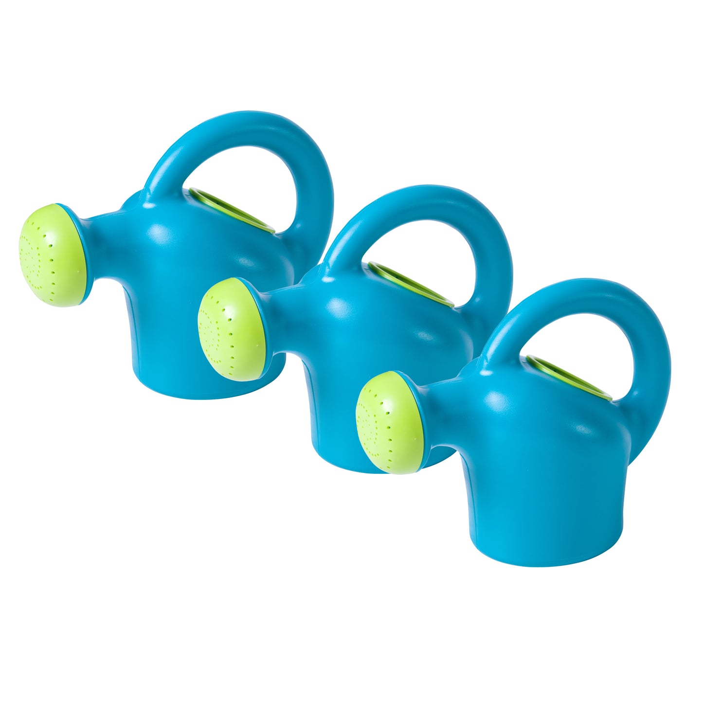 Miniland Junior Gardener Watering Can Set - Bright Blue, Pack of 3