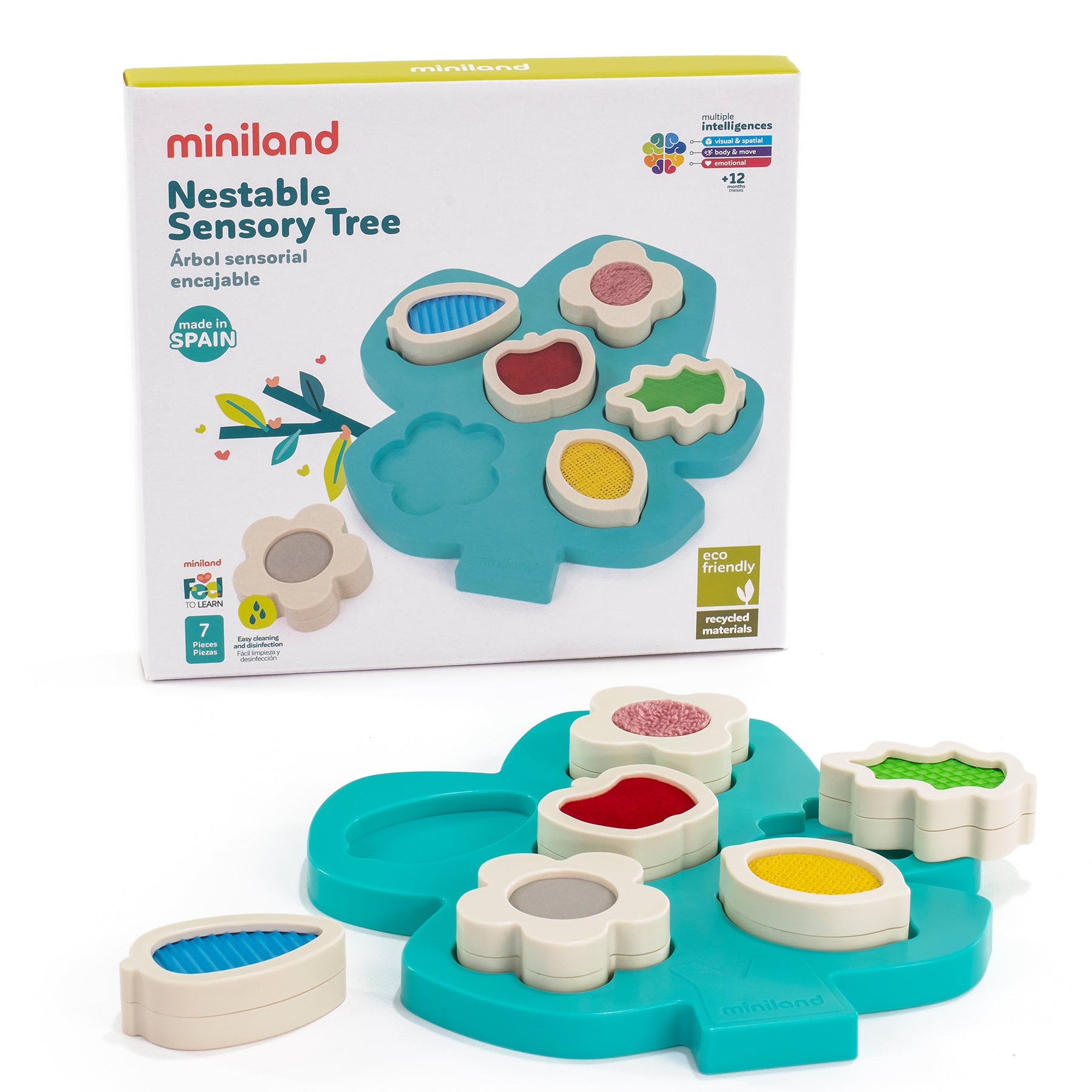 Miniland Feel to Learn - Nestable Sensory Tree