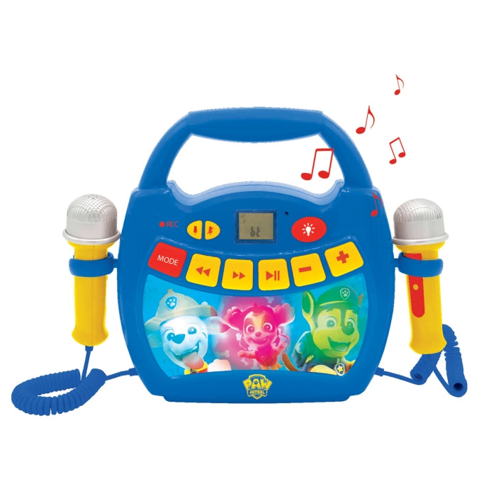 Paw Patrol Lighted Bluetooth Karaoke Speaker with Voice Effects