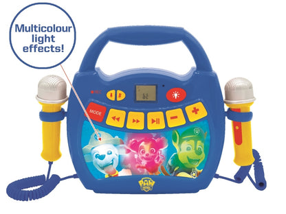 Paw Patrol Lighted Bluetooth Karaoke Speaker with Voice Effects