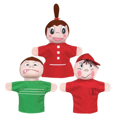 Get Ready Kids How Am I Feeling Hand Puppet Set, Caucasian - 5 Pack