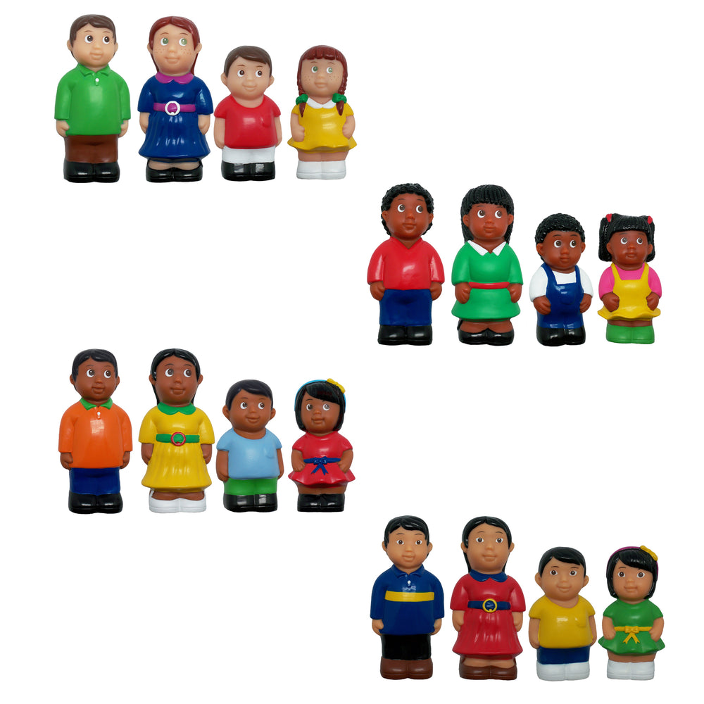 Get Ready Kids Large Family Play Figures - Set of 16