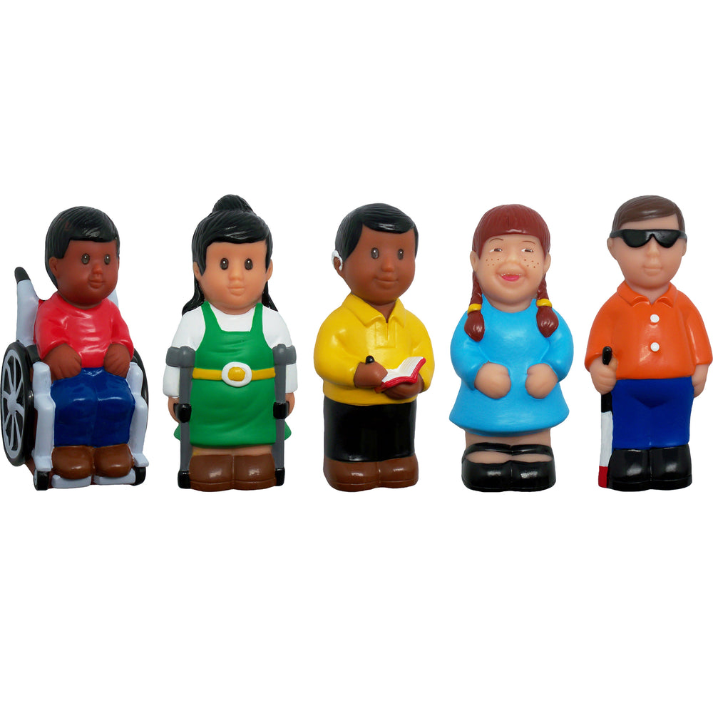 Get Ready Kids Playful Pals with Disabilities - Multicultural Figure Set