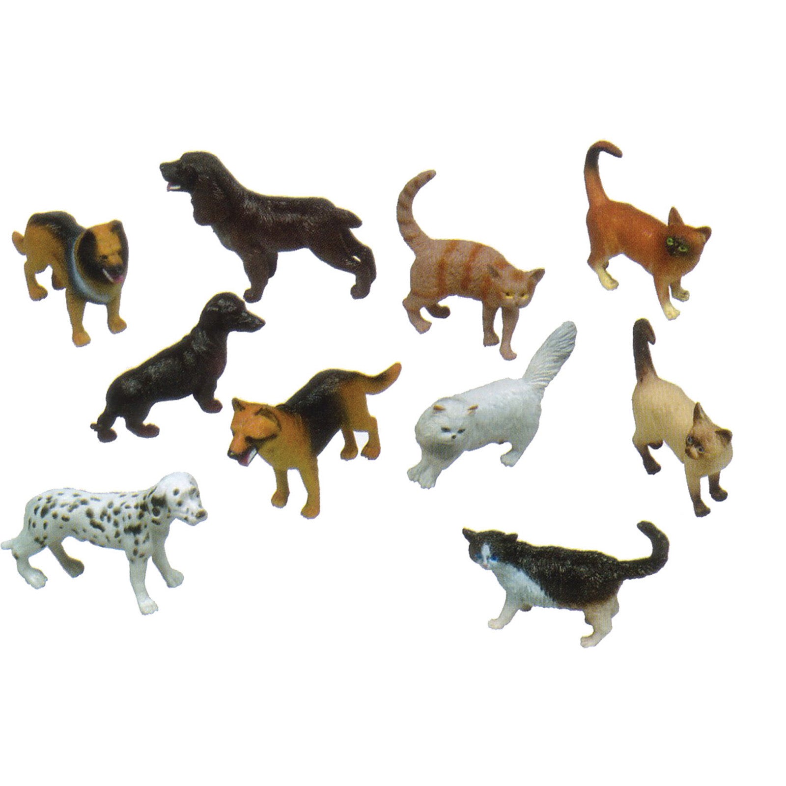 Get Ready Kids Pets Animal Playset – Multicolored Set of 10