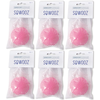 Sensory Genius Sqwooz Stress Ball Extravaganza, Pack of 6