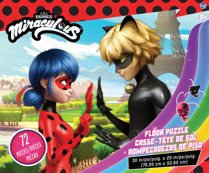 Miraculous Ladybug & Cat Noir 72-Piece Floor Puzzle