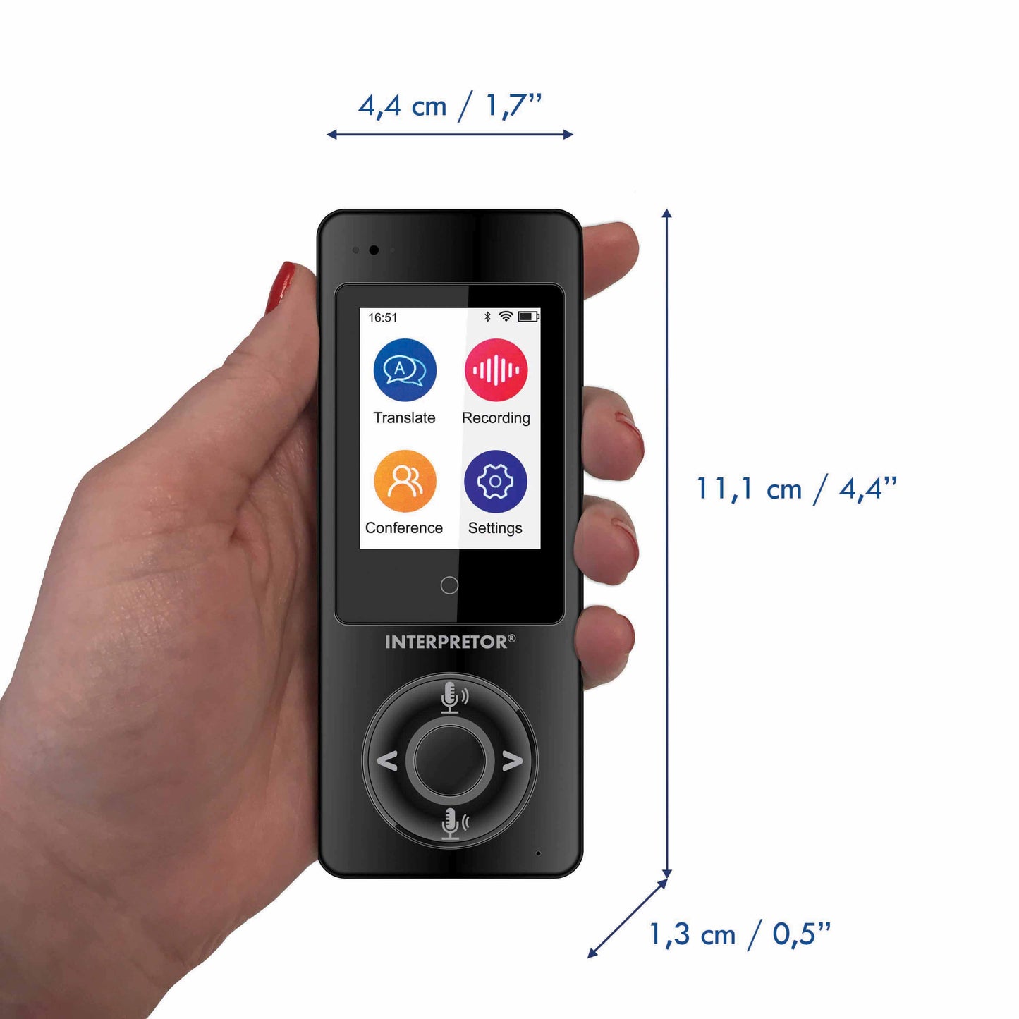 Lexibook Interpretor Translator - Multilingual Speech-to-Text Device