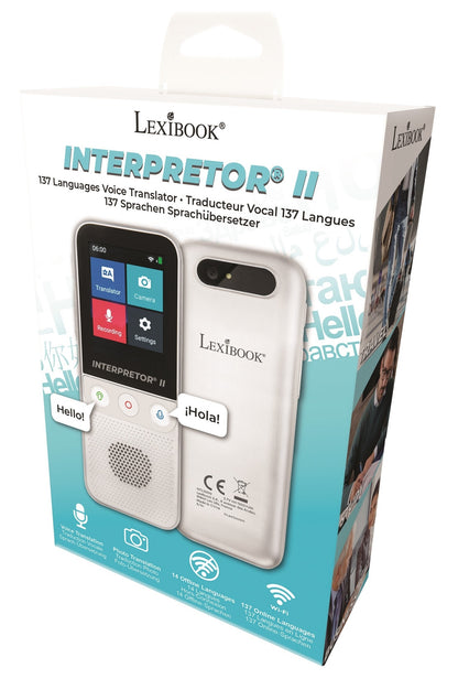 Lexibook Interpretor Translator with Camera - Multilingual Portable Device