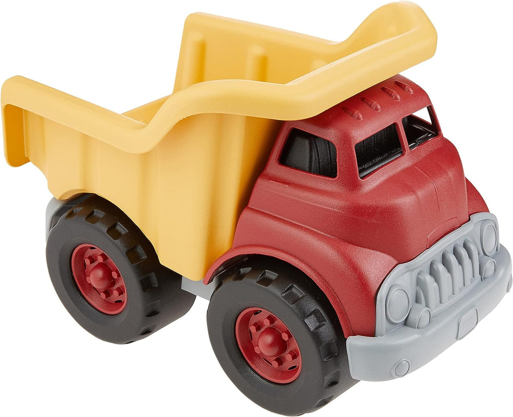 Green Toys Eco-Friendly Dump Truck - Red/Yellow, Durable Play Vehicle for Toddlers
