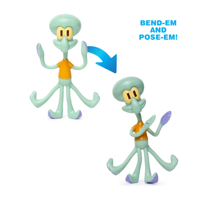 Bend-Ems SpongeBob Series Squidward Flexible Action Figure