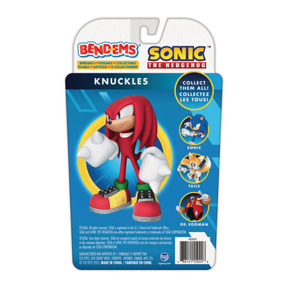 Bend-Ems Sonic The Hedgehog 5" Collectible Figure - Knuckles