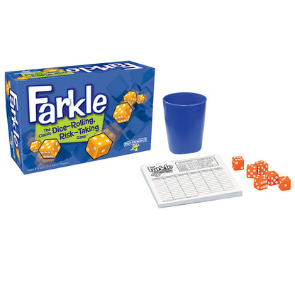 PlayMonster Farkle Classic Dice-Rolling Risk Game, Twin Pack