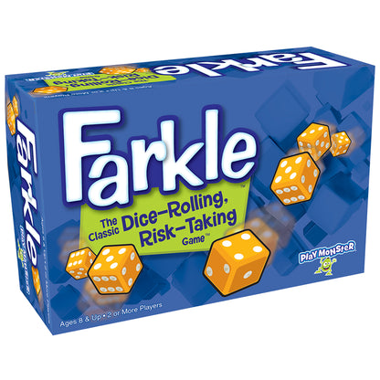 PlayMonster Farkle Classic Dice-Rolling Risk Game, Twin Pack