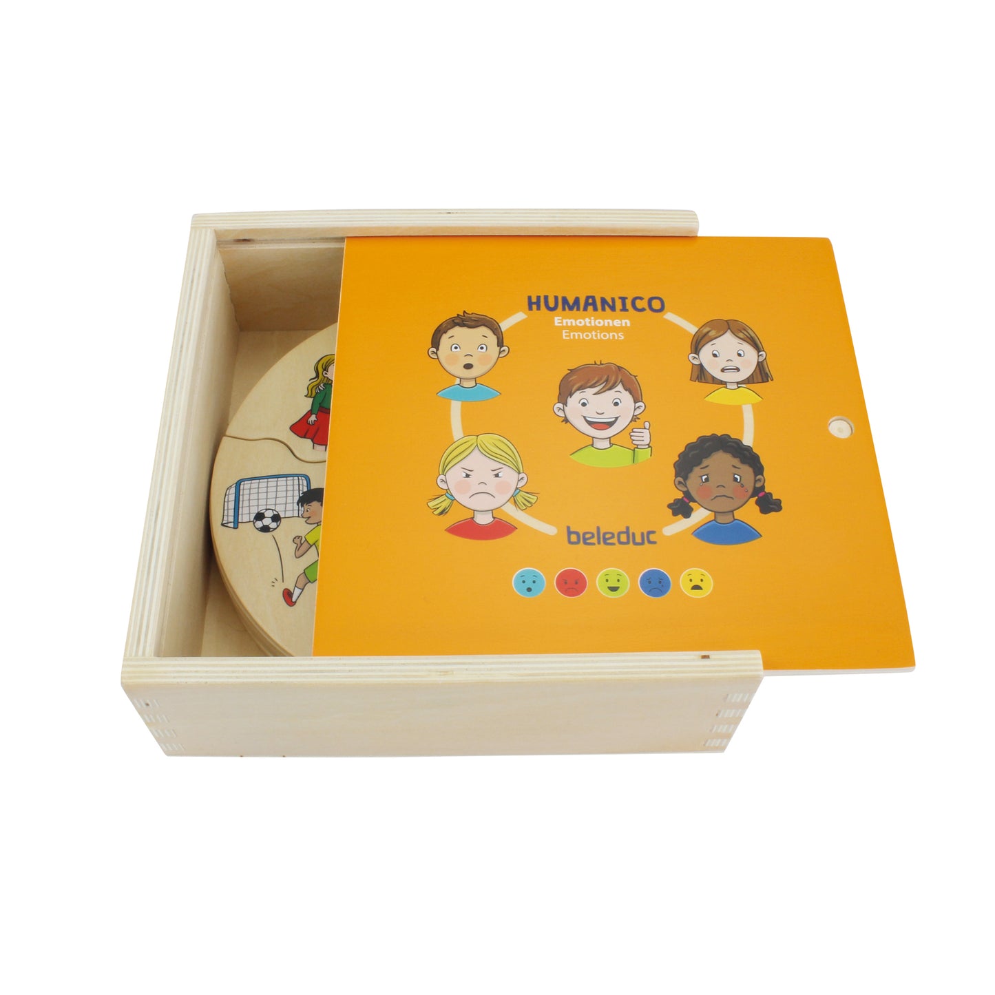 Beleduc Humanico Emotions Puzzles - Social-Emotional Learning Game