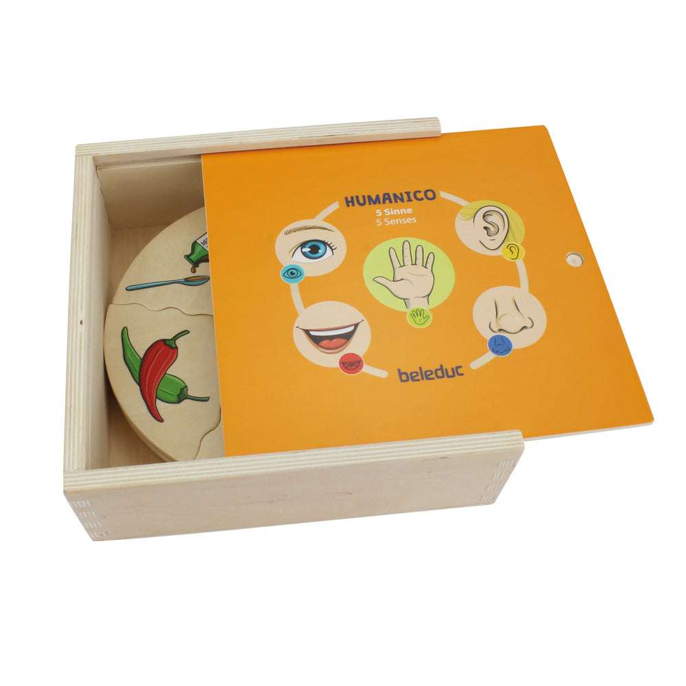 Beleduc Humanico 5 Senses Puzzle - Sensory Exploration Game