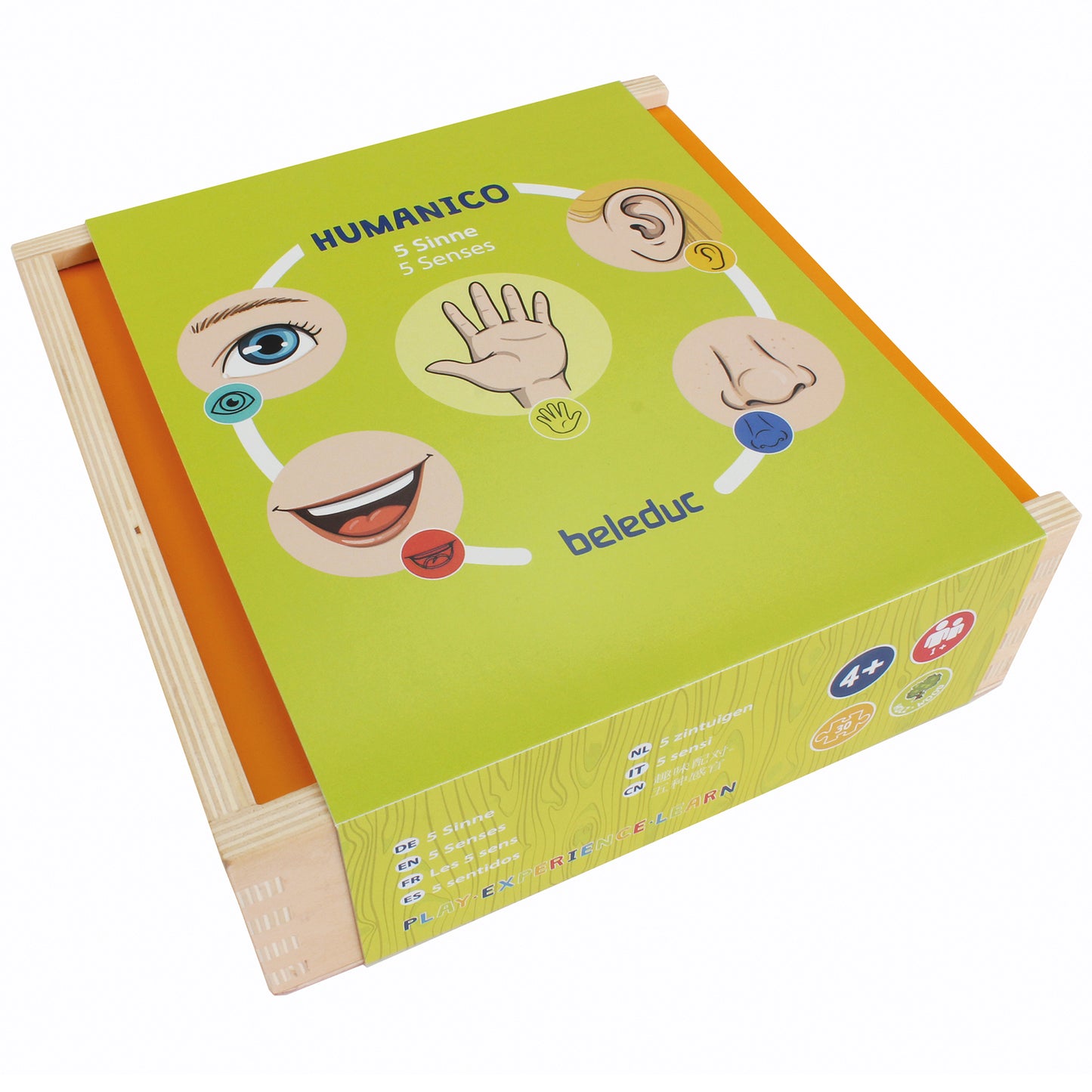 Beleduc Humanico 5 Senses Puzzle - Sensory Exploration Game