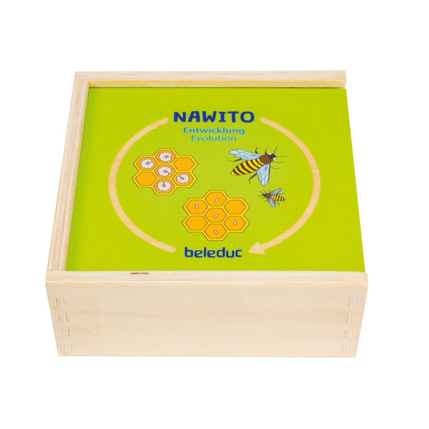 Beleduc Nawito 10-Pack Evolution Wooden Puzzles - 30 pc