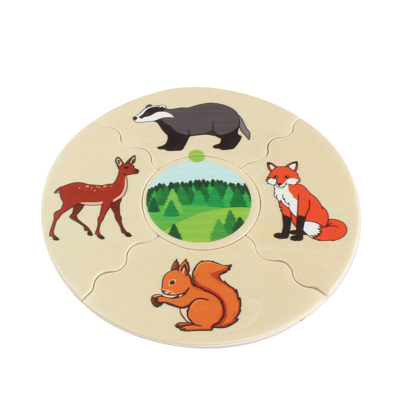 Beleduc Nawito Animal Habitats Educational Puzzle Set