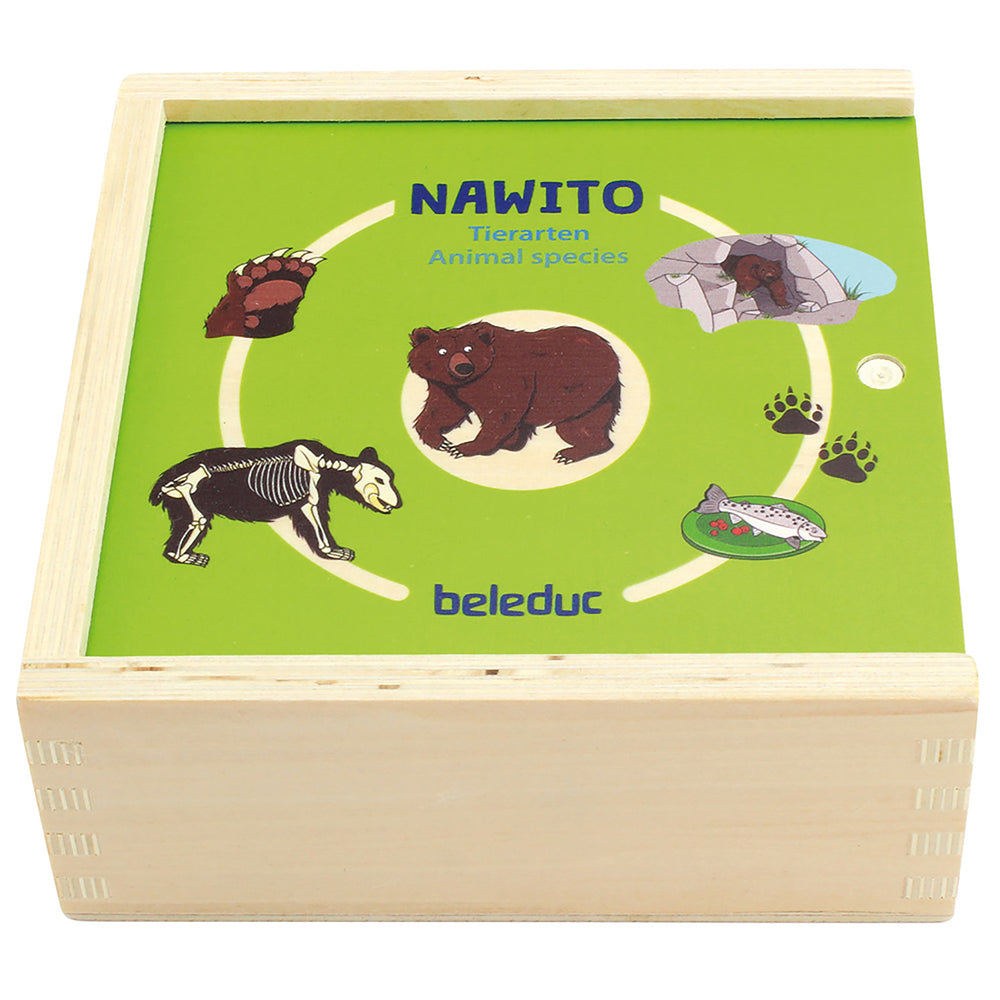 Beleduc Nawito Animal Kingdom Exploration Wooden Puzzle - 45 pc