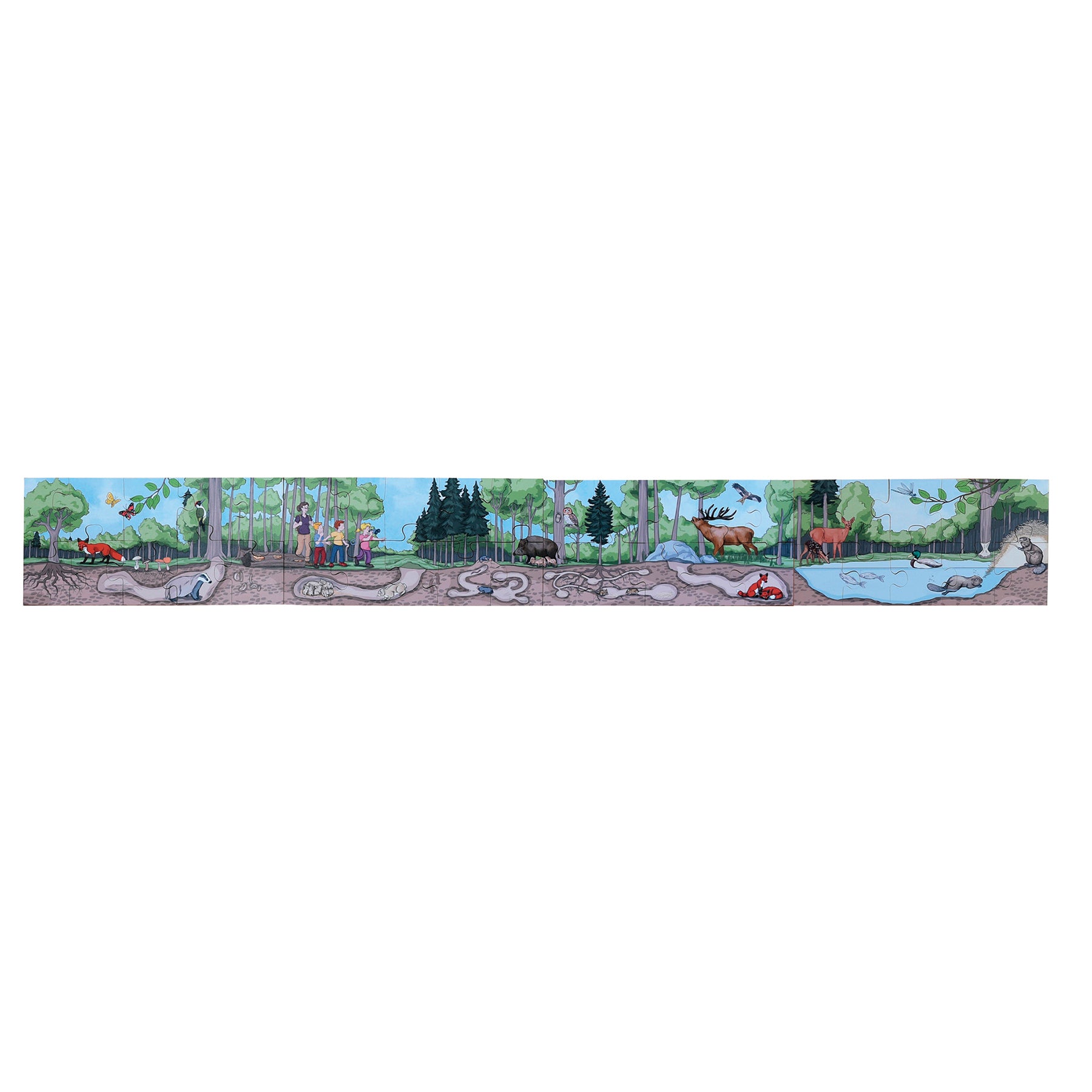 Beleduc Enchanted Forest 40pc Floor Puzzle - Discover the Forest