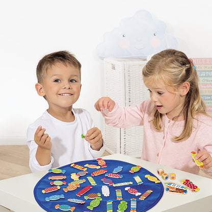 Beleduc Candy Game Colorful Wooden Memory Challenge